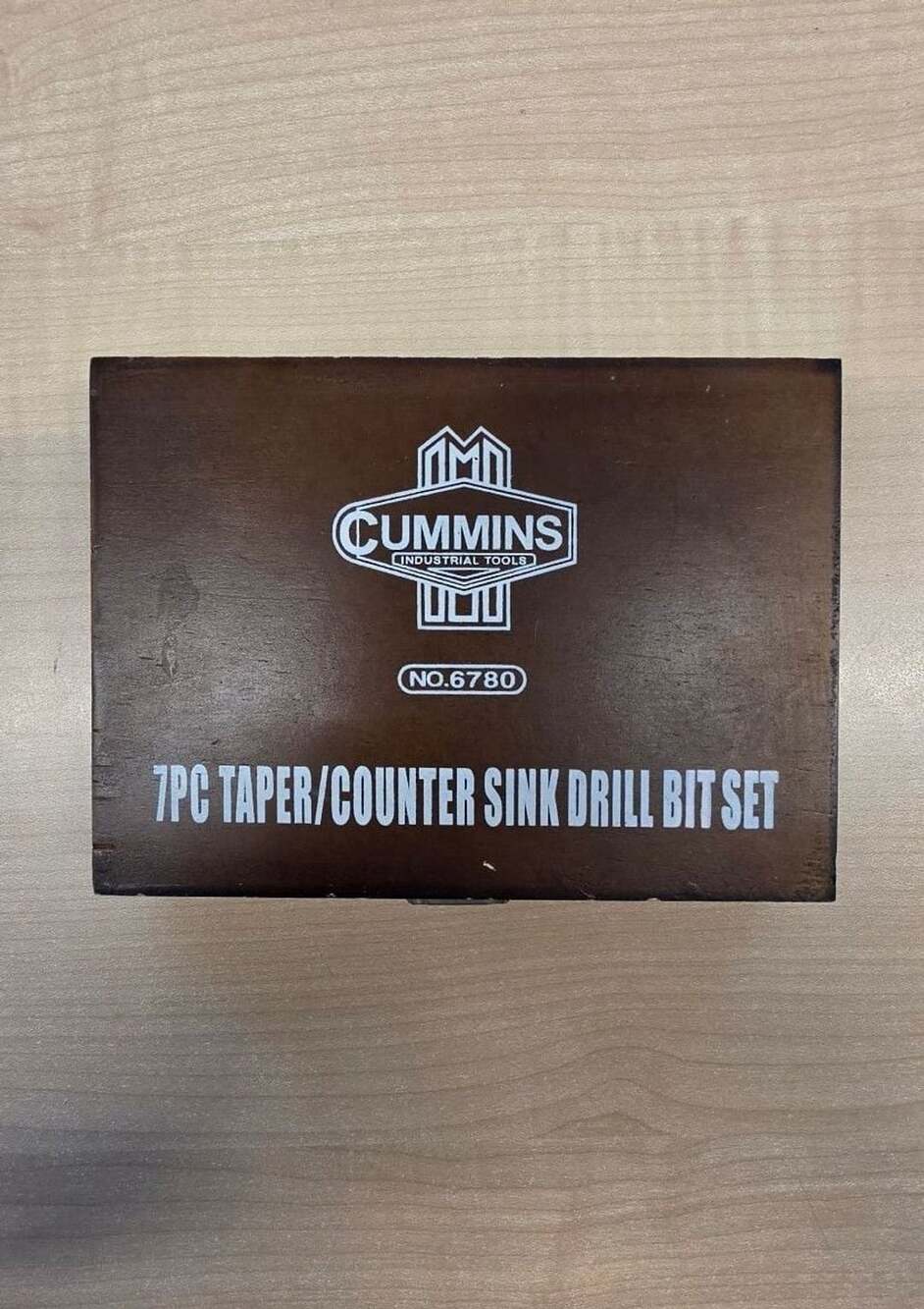 Cummins Industrial Tools 7Pc Taper/Counter Sink Drill Bit Set No.6780